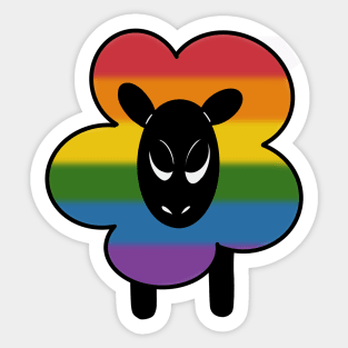 Proud Rainbow Sheep Sticker